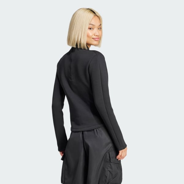 cierna Top Structured Interlock Long Sleeve