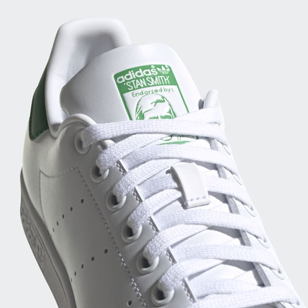 White adidas Stan Smith Shoes, Q47225