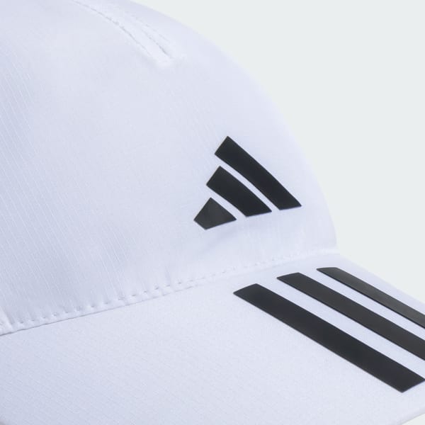 White 3 Stripes Baseball Cap
