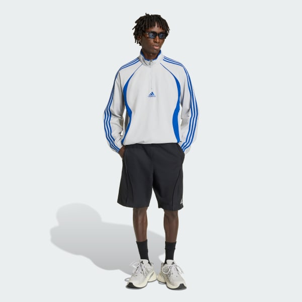 グレー チームガイスト ハーフジップ スウェットシャツ