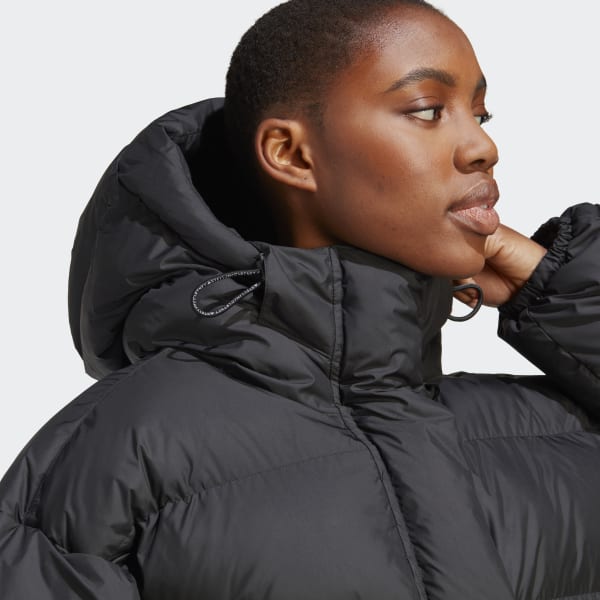 Schwarz adidas by Stella McCartney Mid-Length Padded Winterjacke