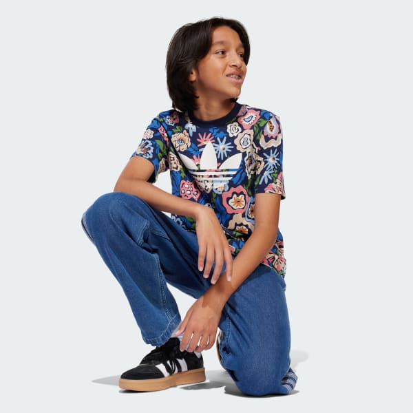 Μπλε adidas Originals x Liberty London Tee Kids