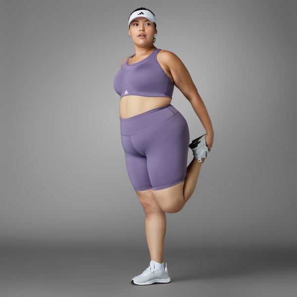 adidas TLRD Impact Training High-Support Bra (Plus Size) - Purple, Women's  Training