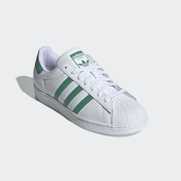 White adidas shoes superstar top