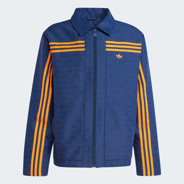 Azul Jaqueta adidas Originals 70s Club