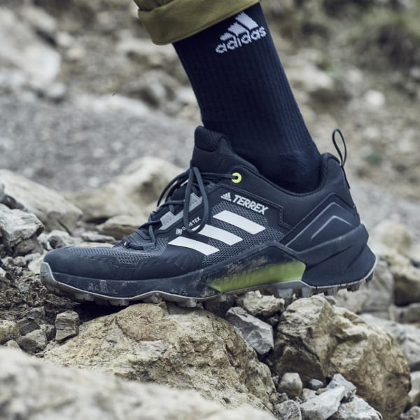 adidas Terrex Swift R3 GORE-TEX Hiking Shoes - Black | Men's 
