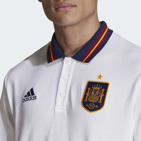 Hvit Spain DNA Polo Shirt Q9636