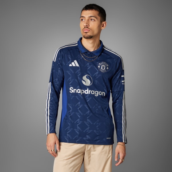 Bla Manchester United 24/25 Long Sleeve udebanetrøje