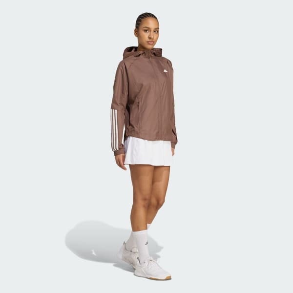 Brown WIND.RDY Hyperglam Windbreaker