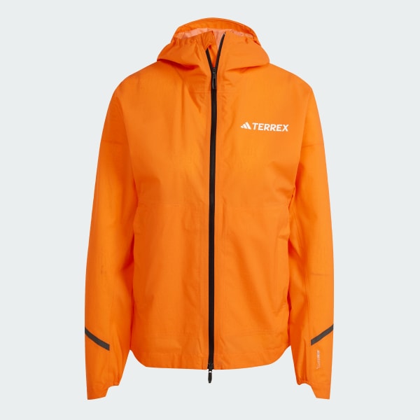 Orange Terrex Xperior 2.5 Layer Light Climaproof Jacket