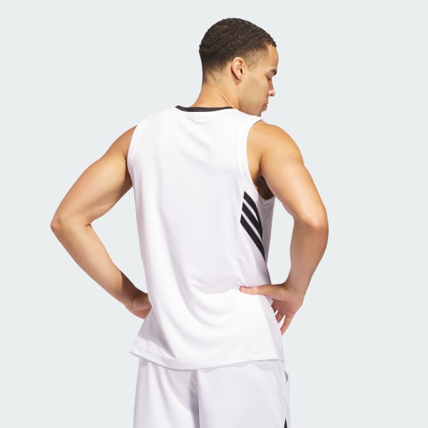 Blanc Débardeur adidas Basketball Legends