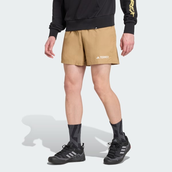 hnědá Šortky Terrex Multi