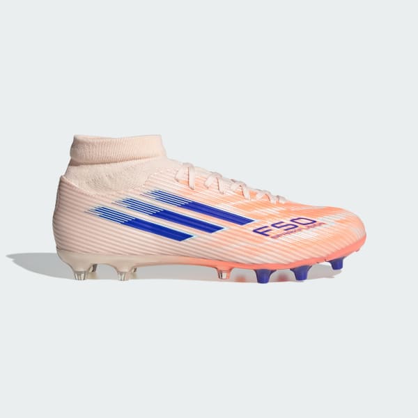 Pomarańczowy Buty F50 Sparkfusion League do gry na naturalnej nawierzchni i sztucznej trawie
