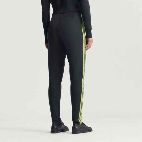 Black Knitted Track Pants