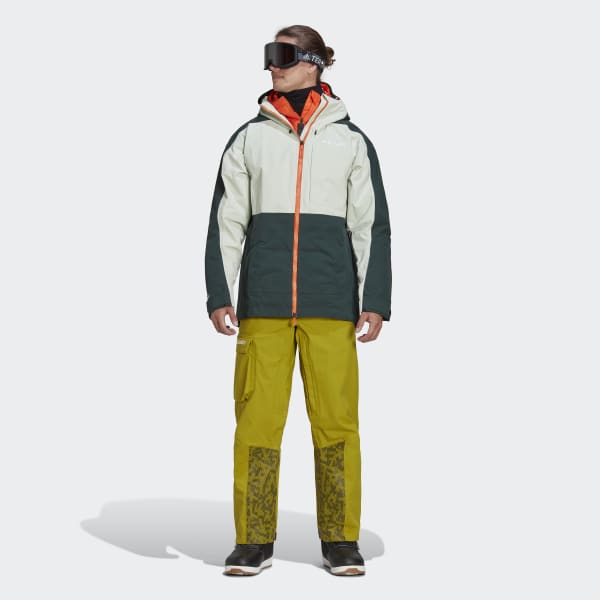 vert Pantalon de ski triple épaisseur en nylon recyclé Terrex