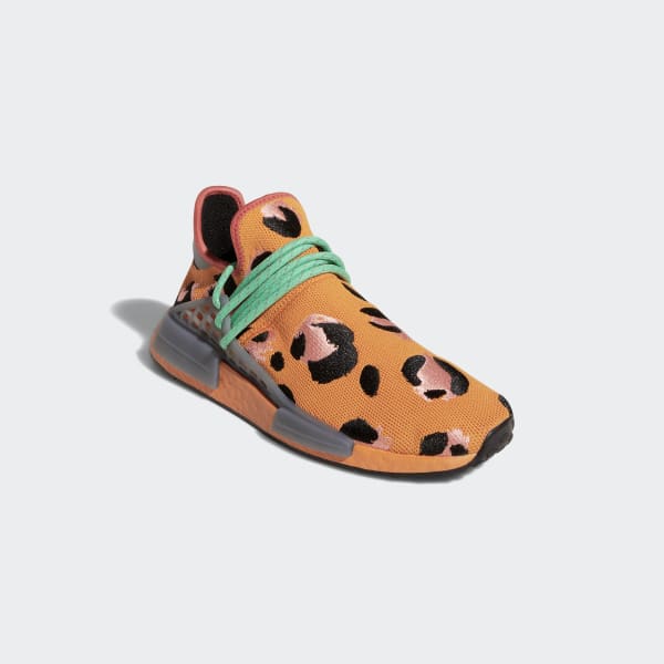 สีส้ม รองเท้า Pharrell Williams Hu NMD Cheetah LPU73