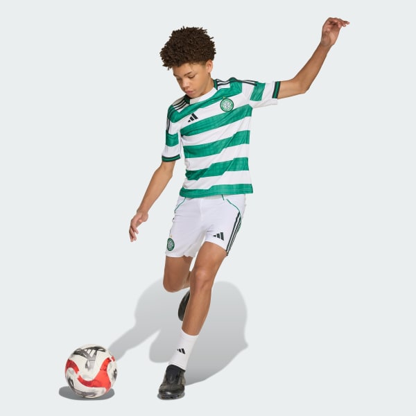 Blanc Maillot Domicile Celtic FC 25/26 Enfants