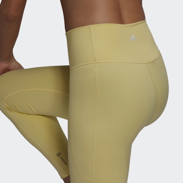 Geel adidas Yoga Studio 7/8 Legging CE688