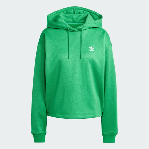 Trefoil Cropped Hoodie
