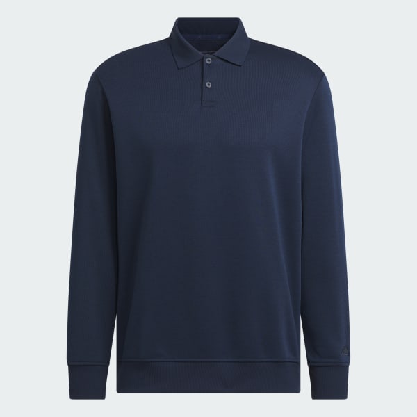 ★★Adairs★★ Goto long sleeve polo shirt IW6720 adidas Go-to Long Sleeve Polo Shirt - Blue | Free Shipping