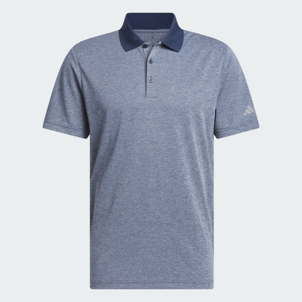 Azul Playera polo Adi Performance jaspeada
