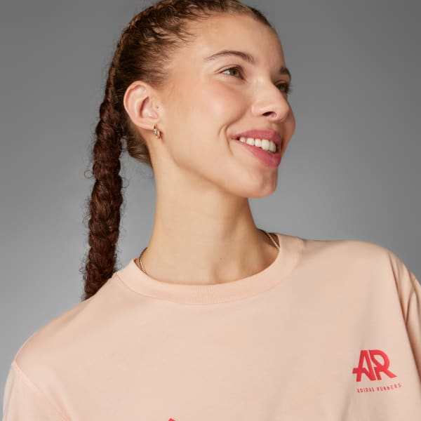 Rosa Runners Long Sleeve T-skjorte (unisex)