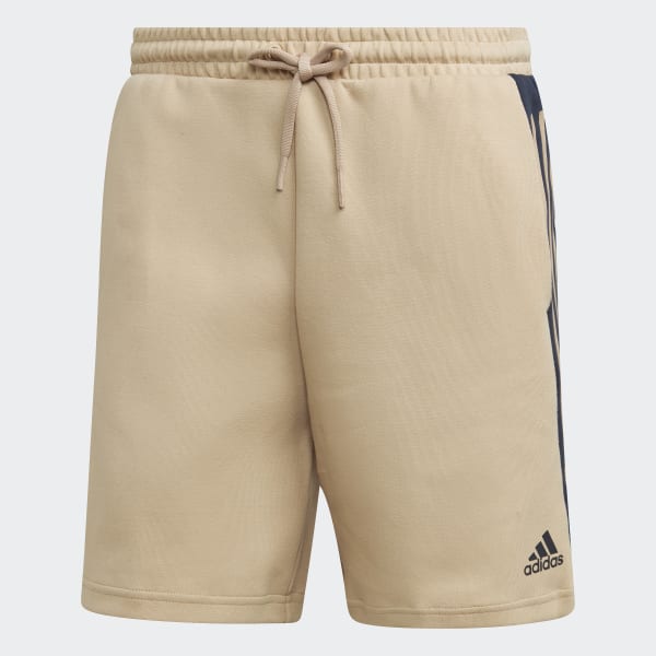 Beige Shorts Future Icons 3 Tiras QU671