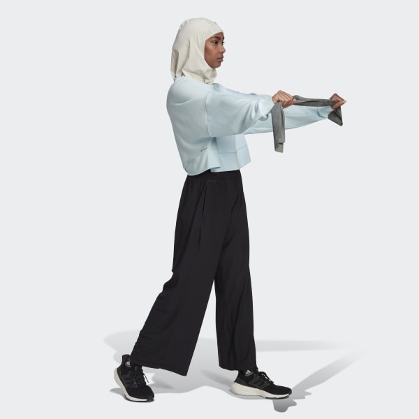 modrá AEROREADY Studio Loose Sweatshirt ZL631