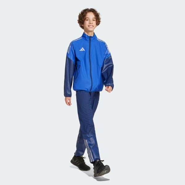 ブルー ウインドジャケット キッズ