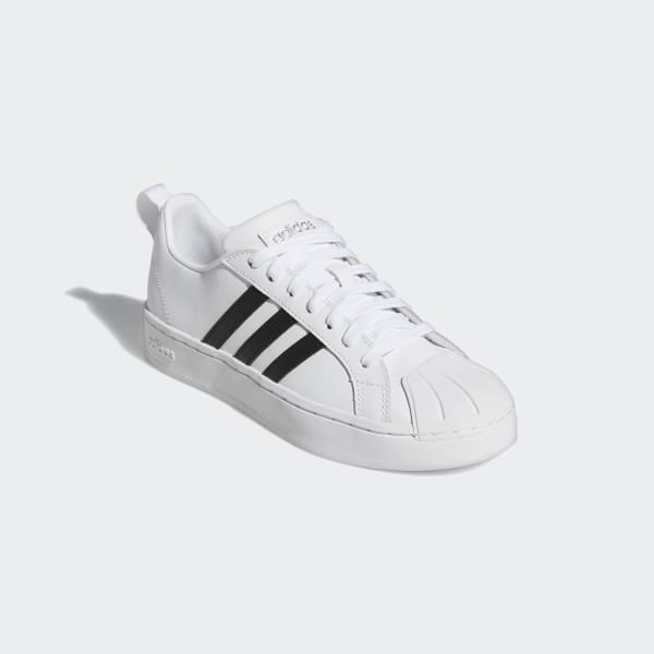 Blanco Zapatillas Court Low Streetcheck Cloudfoam