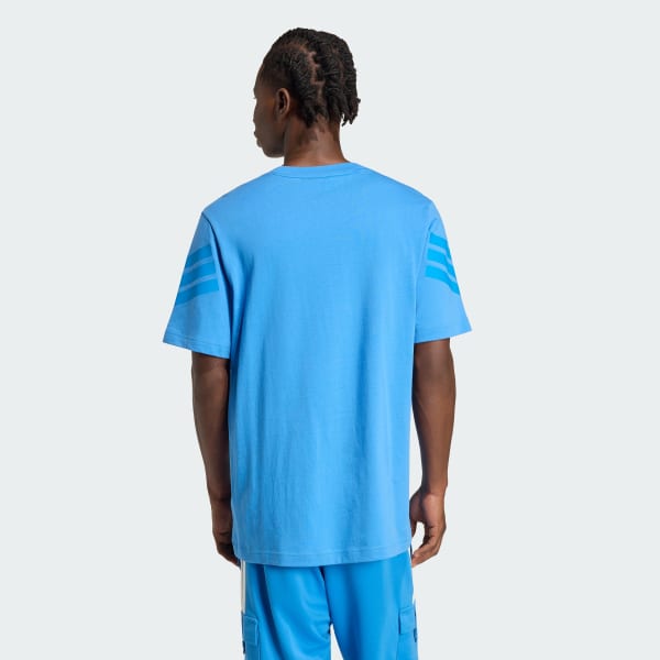 Azul Playera Future Icons 3 Franjas