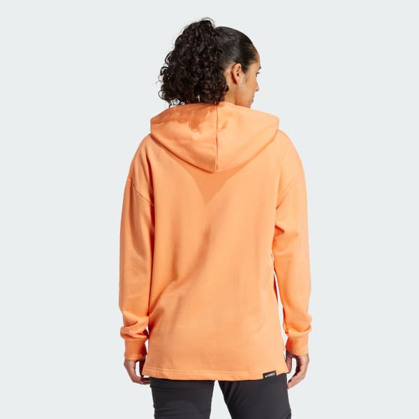 Orange Terrex Logo Hoodie