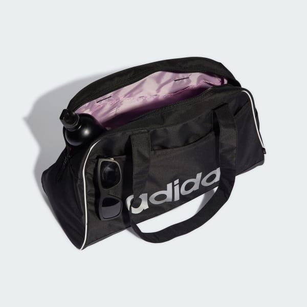 Black Essentials Linear Bowling Bag