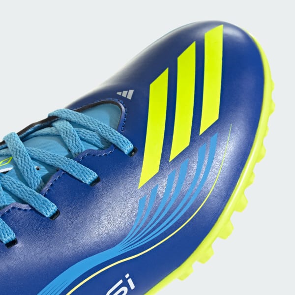 adidas F50 Messi Club Turf Cleats - Blue | Free Shipping with
