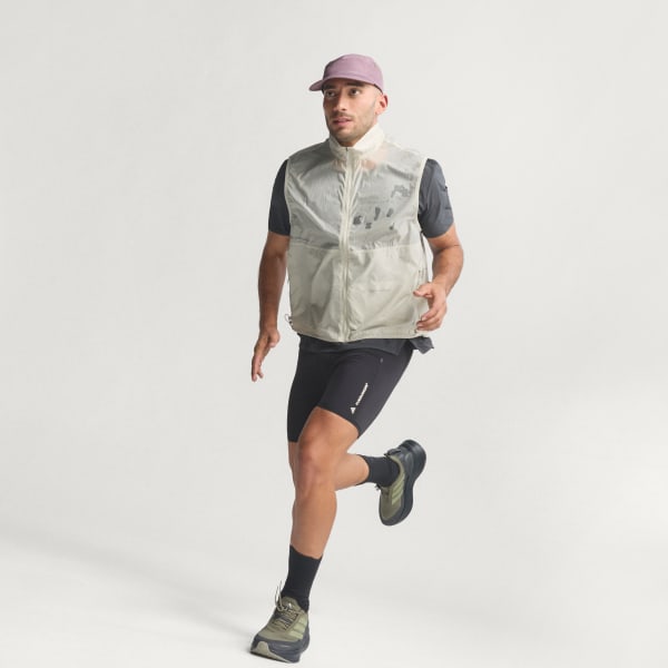 Beige Chaleco de running adi365 hk