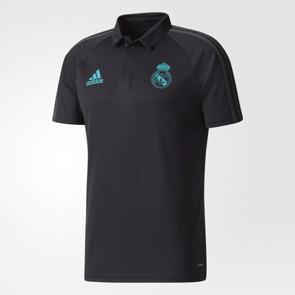 Camiseta Tipo Polo Real Madrid - Negro adidas | adidas Chile