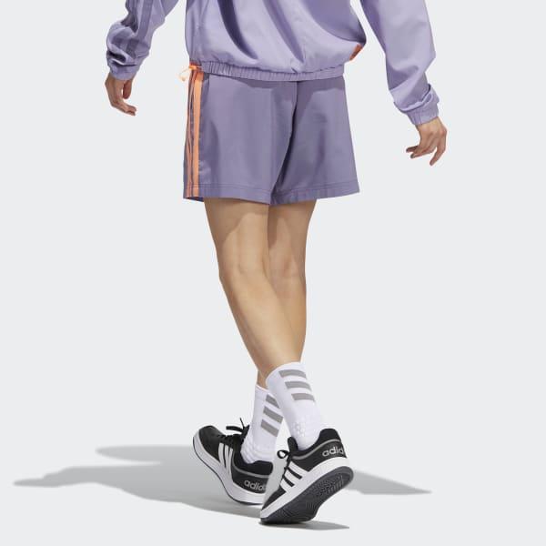 Paars Hoop York City Pinned Short QDZ06
