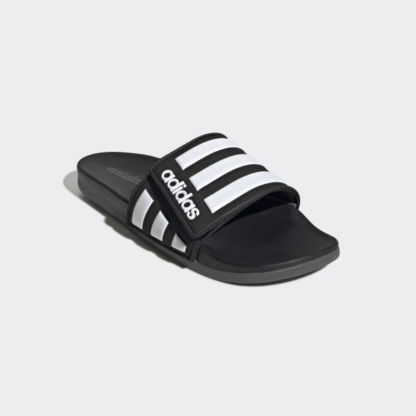 adidas black adilette slides