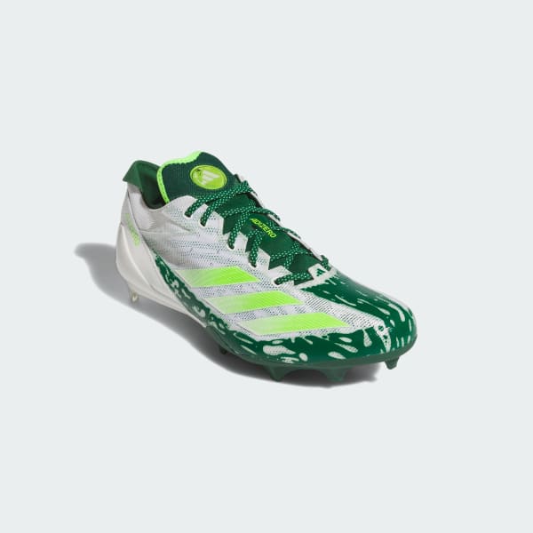 Green and white adidas football cleats shop