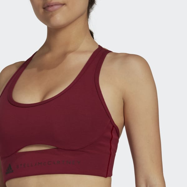 Purpurová Podprsenka adidas by Stella McCartney TrueStrength Medium-Support CT507