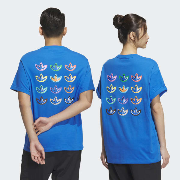 adidas V Day Tee Gender Neutral Blue adidas Malaysia
