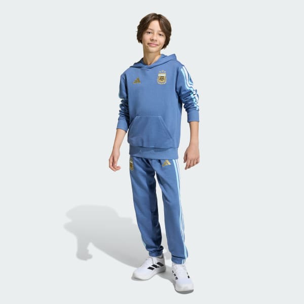 Azul Blusa Capuz Seleção Argentina DNA Infantil