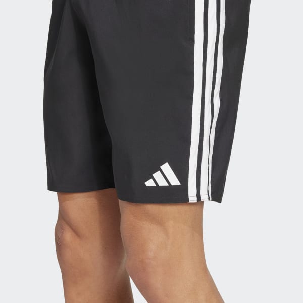 【Adidas コリア】 Adicolor 3-Stripes 8-Inch Swim Shorts Adidas Adicolor 3-Stripes 8-Inch Swim Shorts In Semi Coral