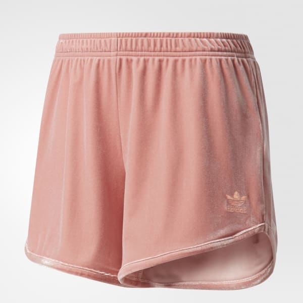 Velvet Vibes Shorts - Pink | adidas Canada