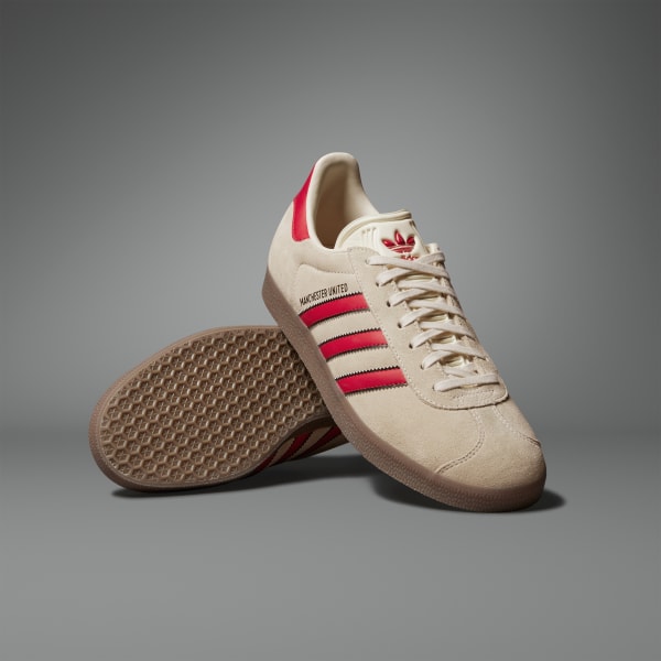 สีขาว รองเท้า Gazelle Manchester United Terrace Icons