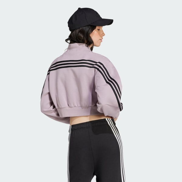 Roxo Casaco Bomber 3-Stripes Future Icons