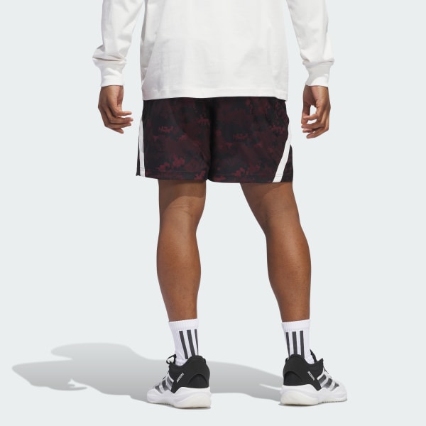 Borgonha Shorts adidas Select Jacquard