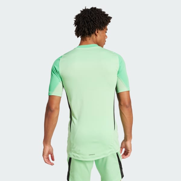 Verde Tiro 25 Pro Goalkeeper Short Sleeve Jersey