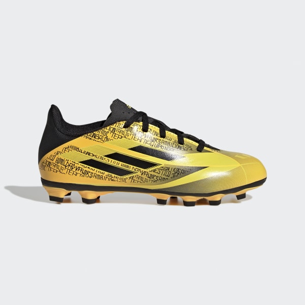 Gold messi cleats top