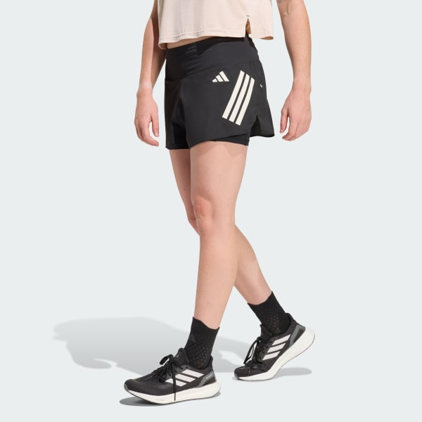 Negro short adi365 con Diseño Formotion 2 en 1